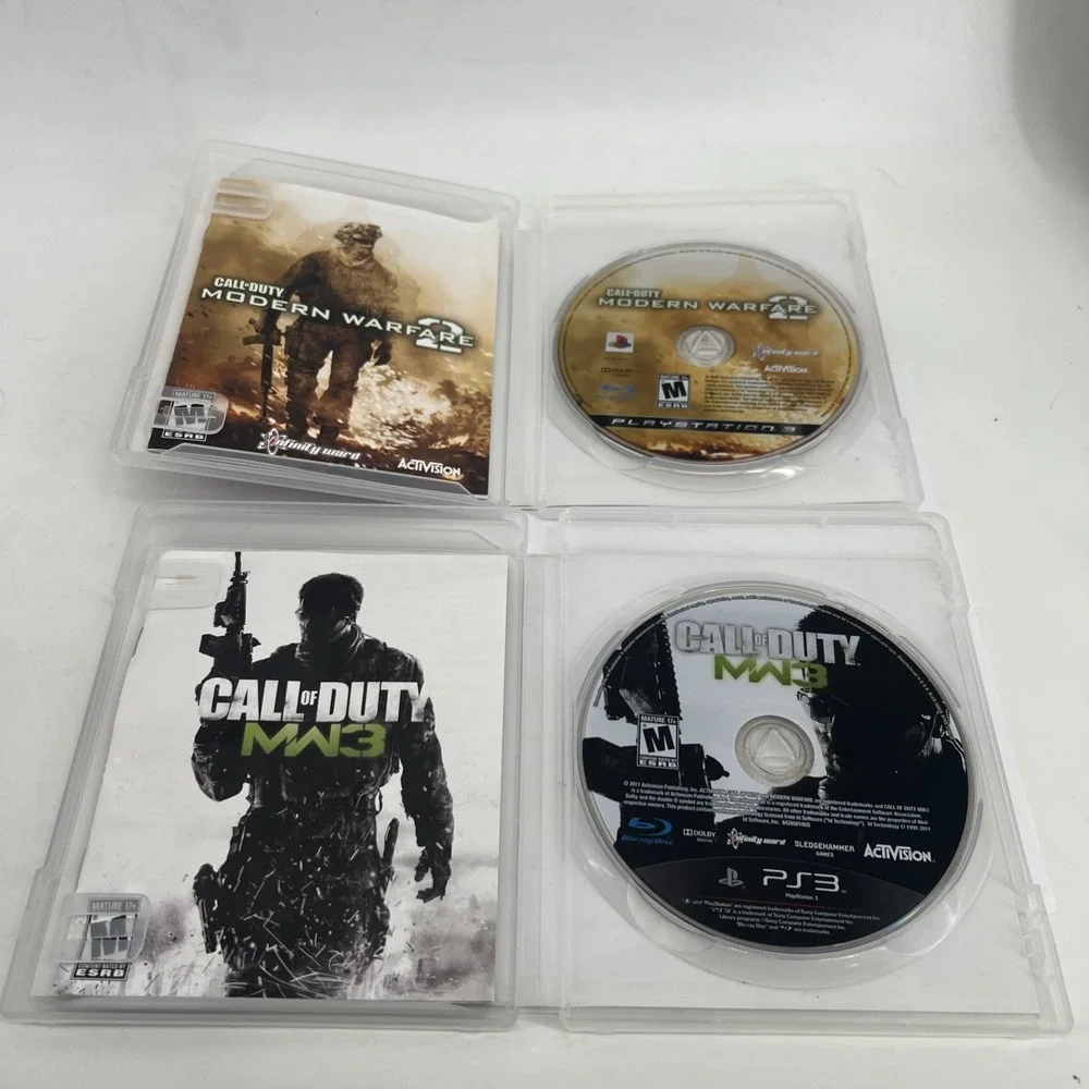 PS3 Call Of Duty Modern Warfare Lot Of 2: Modern Warfare 2 & 3 CIB